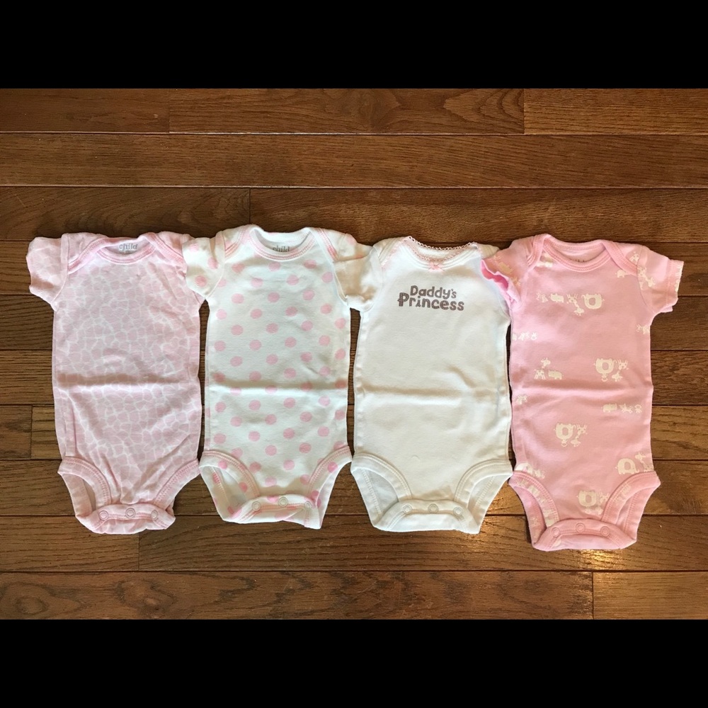 NB girl onesies NWOT